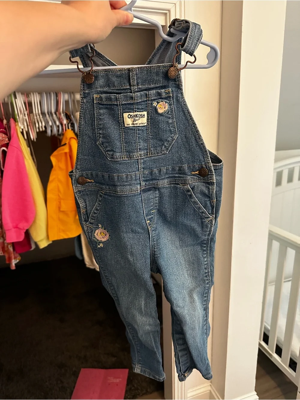 OshKosh B'gosh Girls Denim Overalls